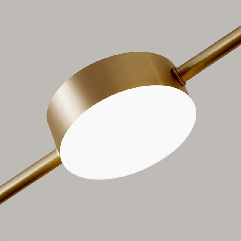 Metal Cylinder Island Pendant Modern Multiple-Light Island Lighting