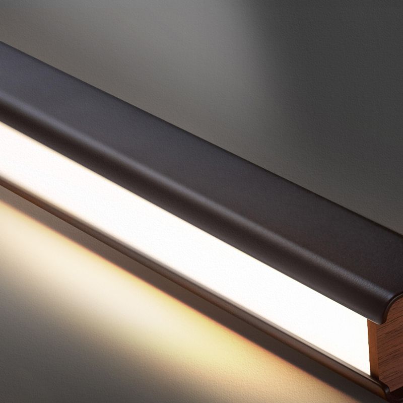 Rectangle Shape Metal Wall Lighting Idea Modern Style 1 Light Wall Light Fixture