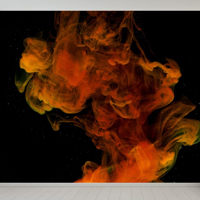 Ink Flow Mural Decal Modern Novelty Abstract Wall Art Photography Style Living Room Wall Mural