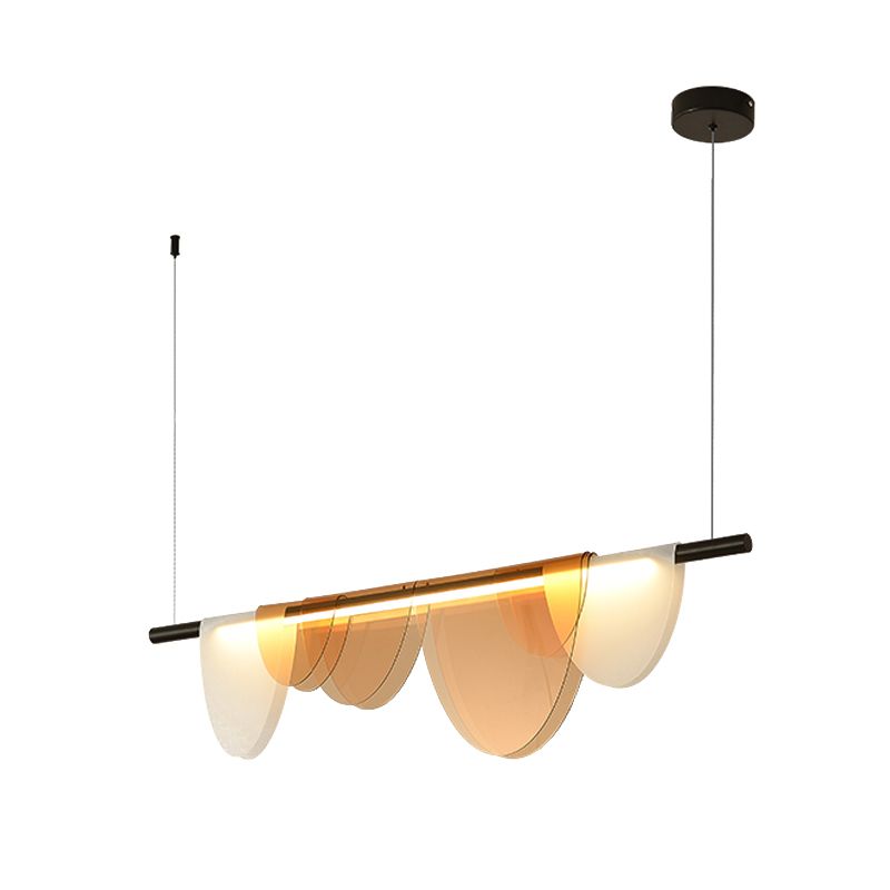 Modern Hanging Light Metal Island Light Fixture for Dining Room