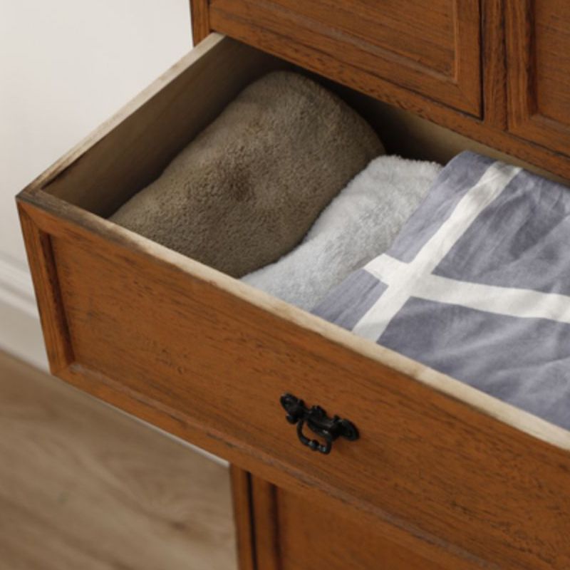 Solid Wood Accent Chest with Drawers 11.81" Wide Rectangle Chest