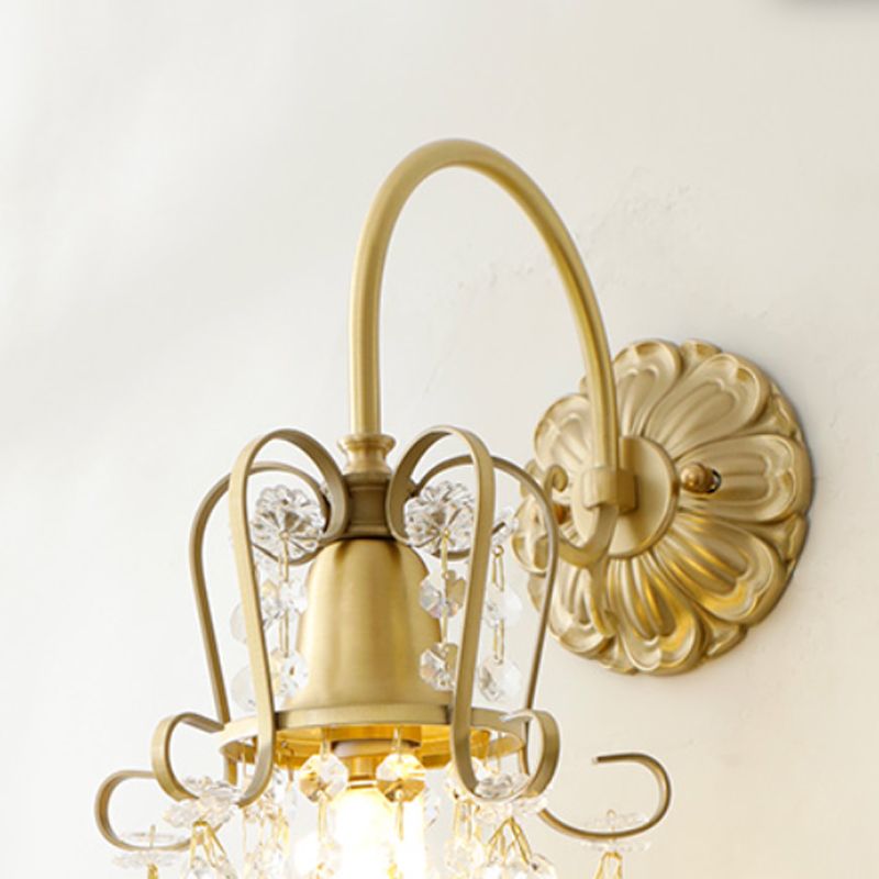 Unique Shape Metal Wall Lighting Modern Style 1 Light Wall Mounted Light