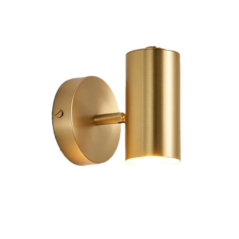 Lampada da parete di rame elettroplate in moderna luce da parete interno in ottone in ottone in ottone