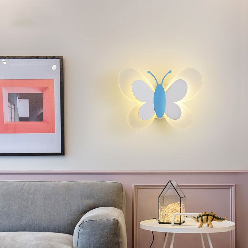 Modern Style Metallic Wall Light Creative LED Wall Light Sconce for Kids' Room
