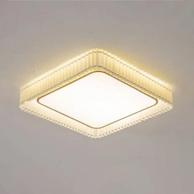 Single Golden Modern Flush Mount Lighting Unique LED Ceiling Light for Bedroom
