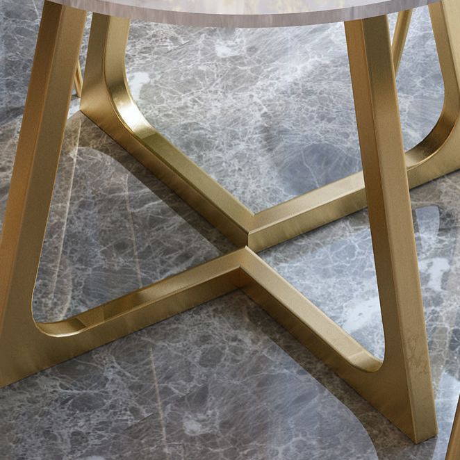 Modern 1/2/5 Pieces Dining Set Round Stone Dining Table for Balcony