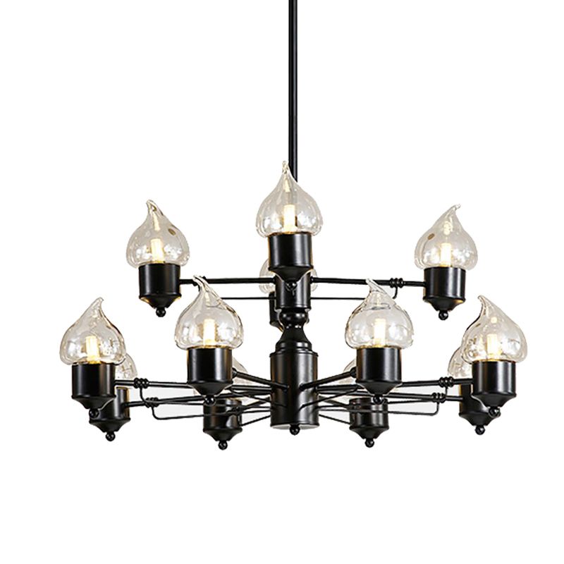 Lustre de salon à deux niveaux