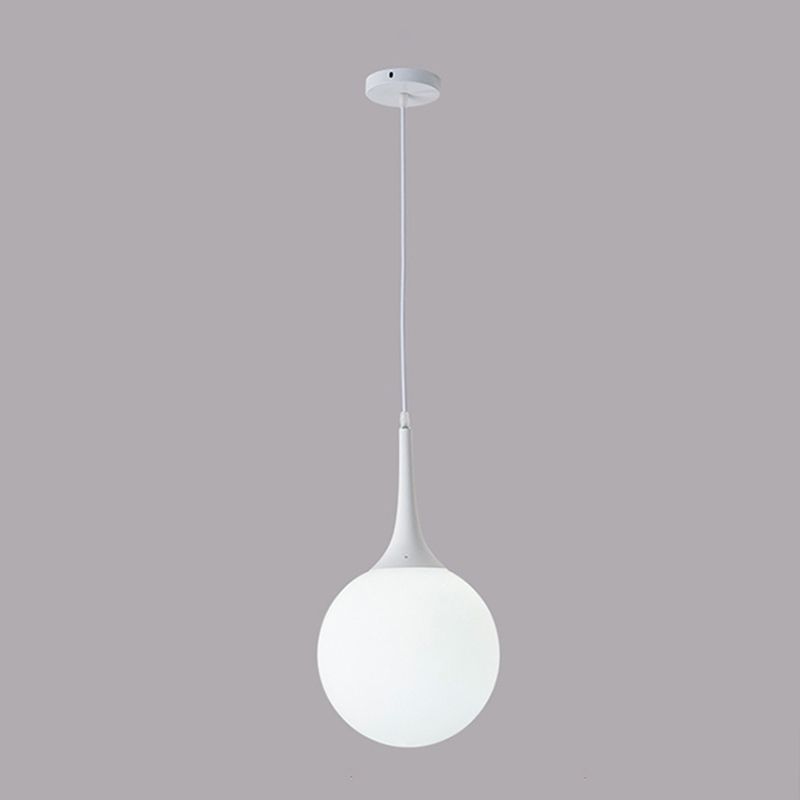 Glass Ball Hanging Ceiling Light Simplicity Pendant Lighting Fixture for Dinning Room