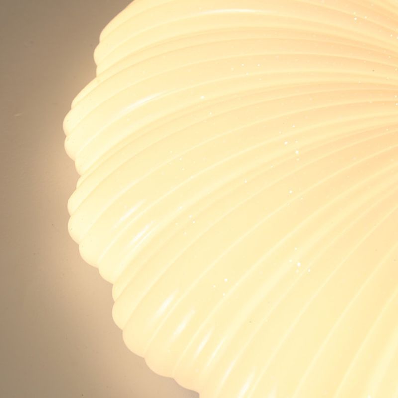Round LED Ceiling Light Modern Ceiling Mount Light with Acrylic Shade for Kid's Room