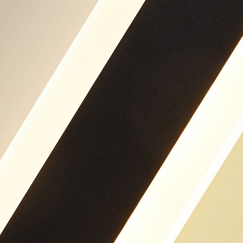 Modern Minimalist Style Linear Wall Sconce Lights Metal Wall Lighting for Living Room