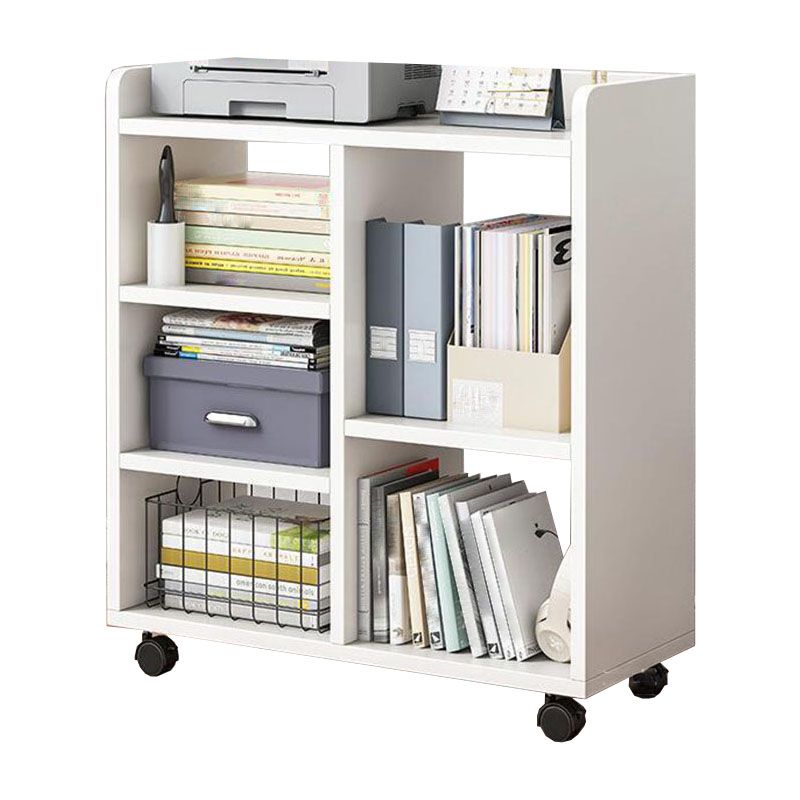 Engineered Wood Standard Bookcase Scandinavian Open Back Bookshelf