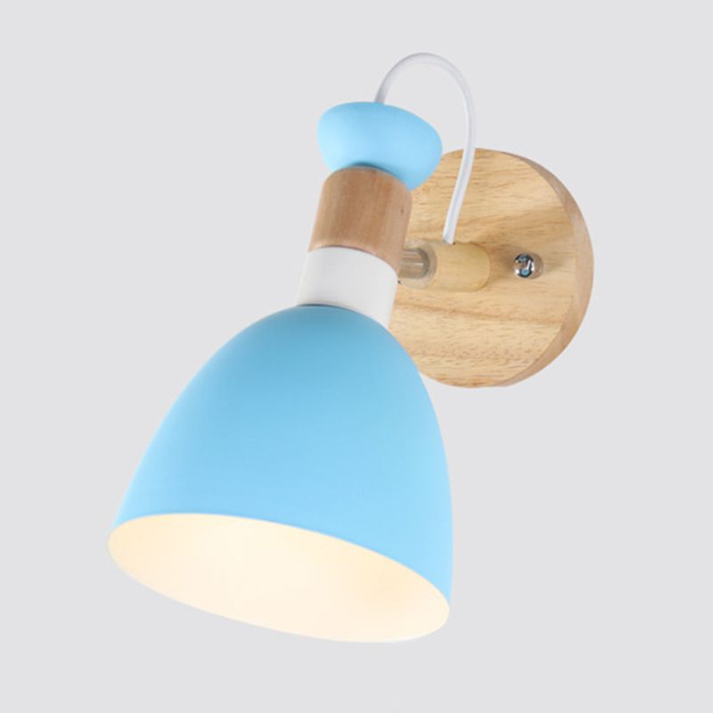 Geometric Wall Mounted Lamps Modern Style Metal 1 Light Wall Light Sconces