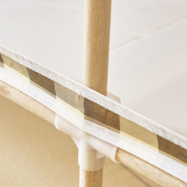 Contemporary Style Wardrobe Solid Wood Wardrobe Closet with Legs