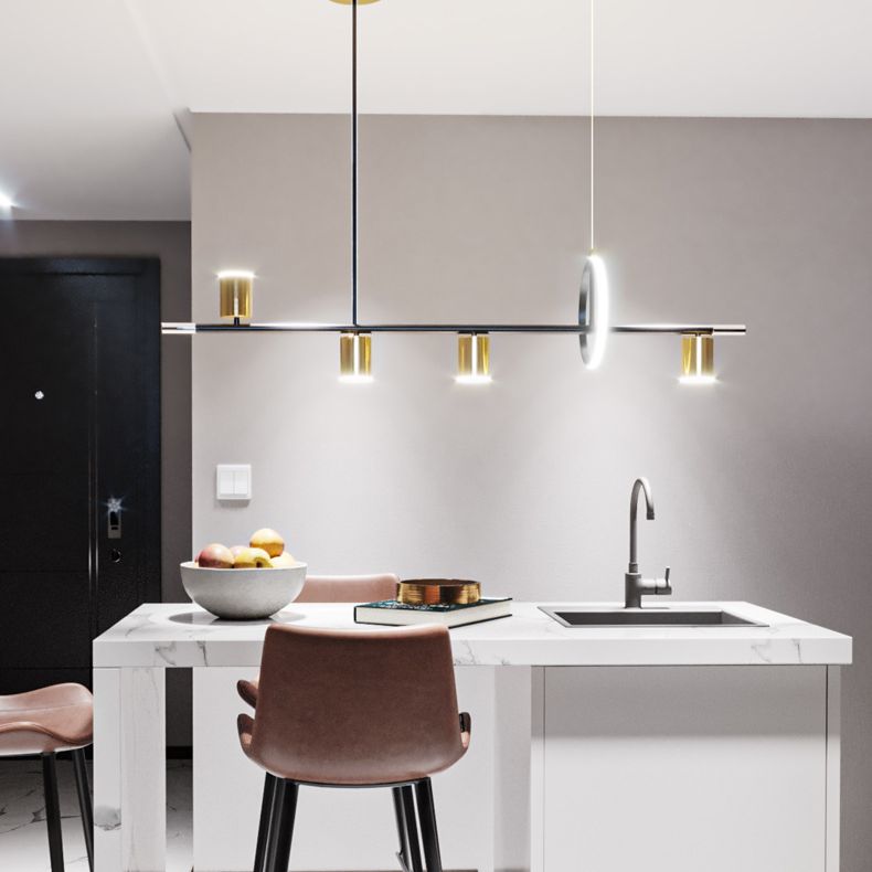 Minimalist Style Long Strip LED Island Light Modern Home Decorative Lighting Fixture
