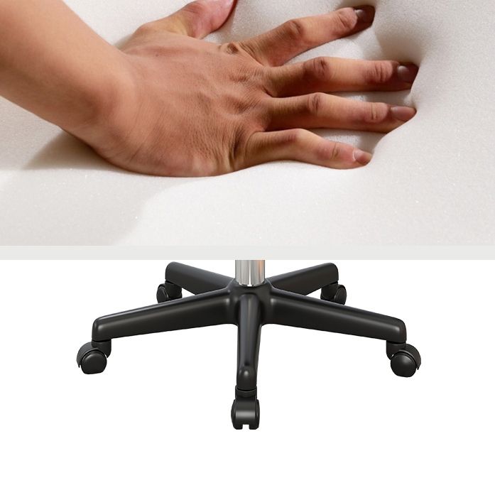 Taburete de bar de acero elevable giratorio moderno para cafetería con cojín de cuero