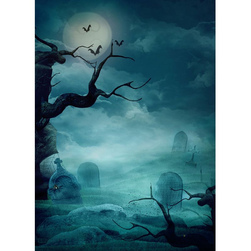 Full Moon Mural Decal Modern Decorative Living Room Wall Covering, Custom Printed