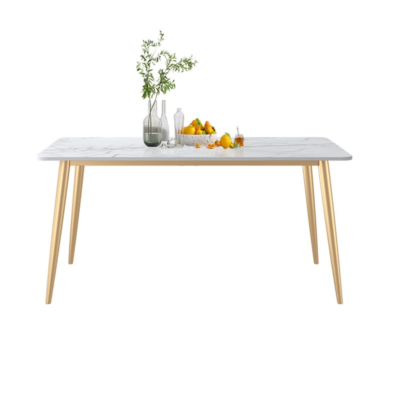 Glam Dining Room Set 1/4/5/7 Pcs Rectangle Dining Table with Upholstered Chairs