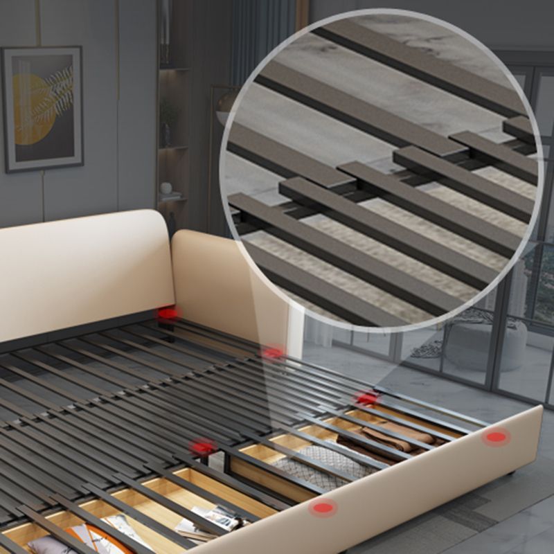 Modern Sleeper Sofa Flared Arms Futon Sleeper Sofa Bed with Storage