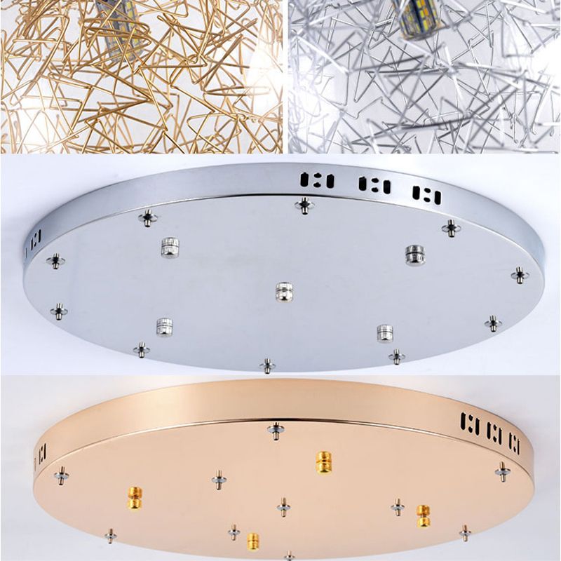 Globe Multi Light Pendant Mid-Century Modern Creativity Glass Hanging Pendant Lights for Duplex Stairs