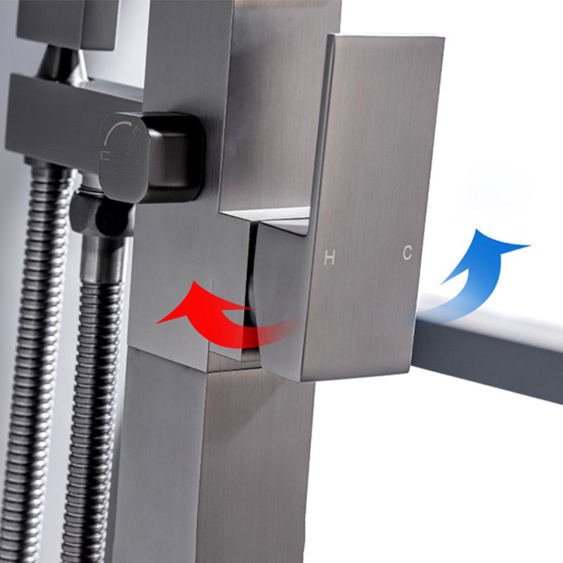 Modern Style Freestanding Faucet Floor Mounted Bathroom Faucet
