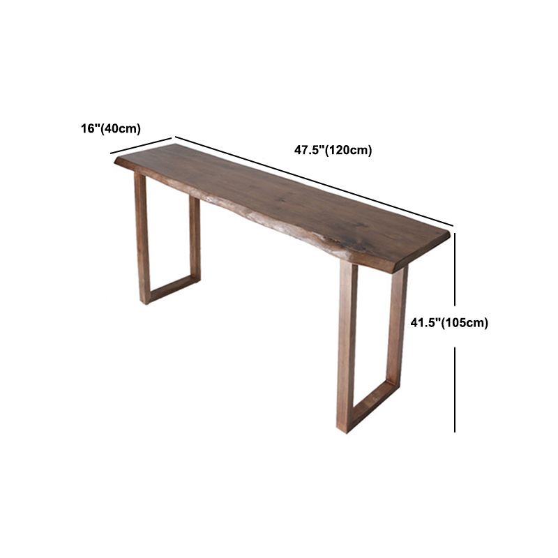 Modern Bar Table Set 1/2/4/5 Pieces Rectangle Bar Table with Wooden High Stools