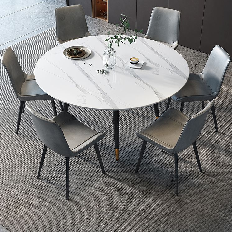 Tavolino da pranzo in pietra sinterizzato in stile moderno per uso domestico per uso domestico