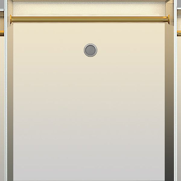 Engineered Wood Wardrobe Cabinet Modern Wardrobe Closet with Shelves for Home