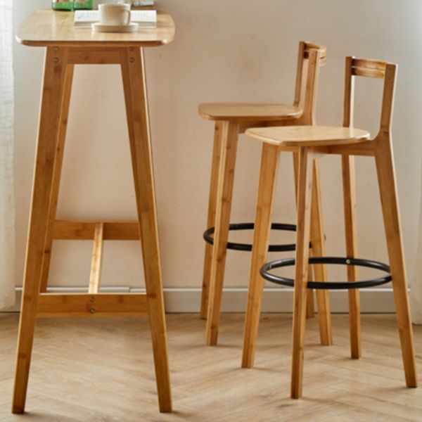 Contemporary Style Bar Set 1/2/3 Pieces Rectangle Pub Dining Set for Indoor