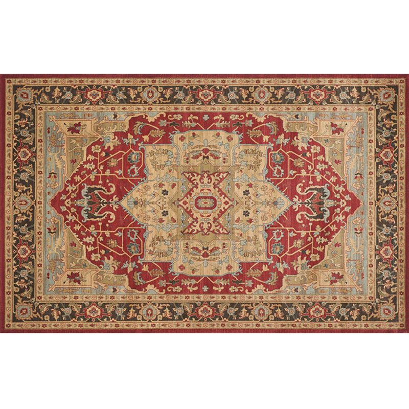Retro Geometric Modèle Rapier Multicolore Synthetics Area Tapis Anti-Slip Pet Friendly Washable Tapis pour chambre