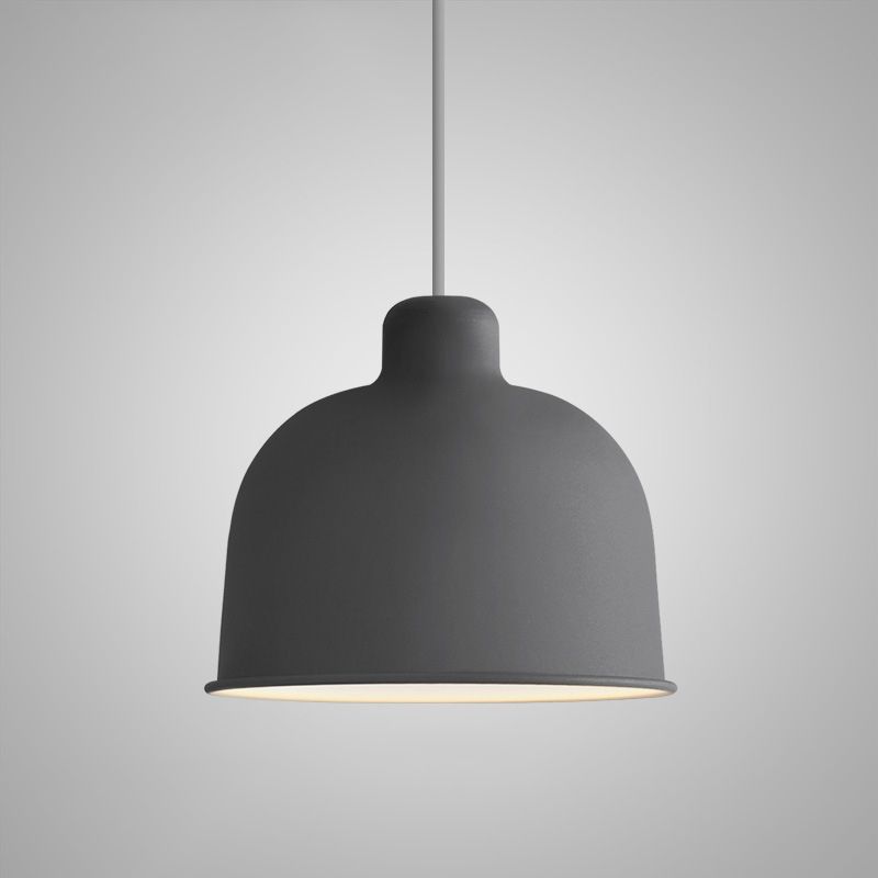 1 bol léger suspension de style macaron moderne Éclairage suspendu en métal pour salle à manger