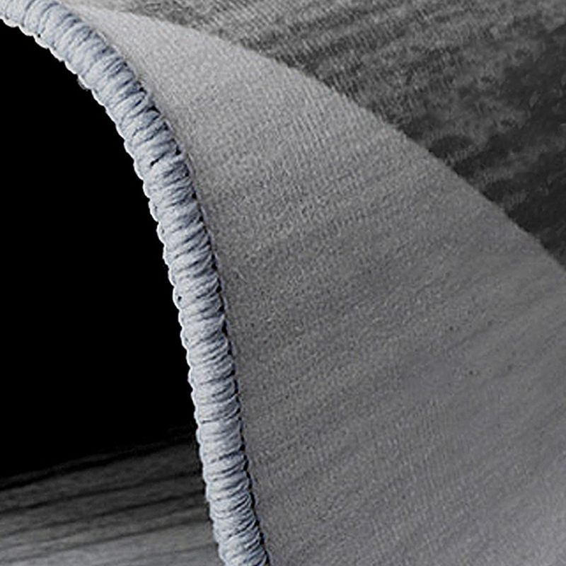 Chic Grey Carpet Modern Geometric Pattern Rug Polyester Stain Resistant Area Rug for Drawing Room