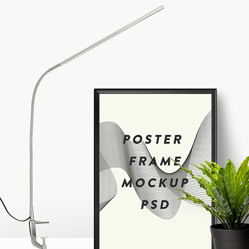 Verstelbare moderne lineaire tafellamp aluminium LED -bureaulamp voor slaapkamer