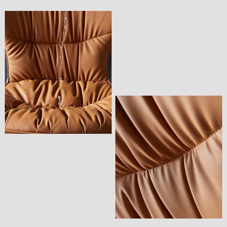 Industrial Metal Armless Chair Solid Back Dining Kitchen Room Chair