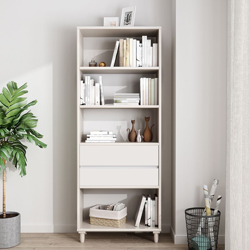 Standard Bookshelf Wooden Shelf Bookcase, 23.62" L x 11.81" W x 66.93" H