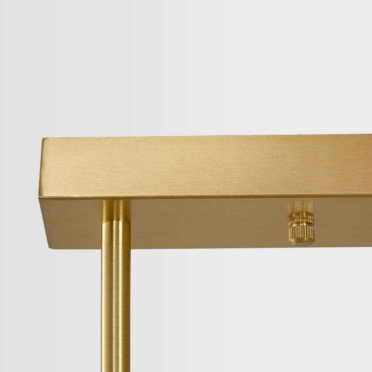 Modernism Golden Ceiling Light Crystal Kitchen Island Lighting for Dining Room