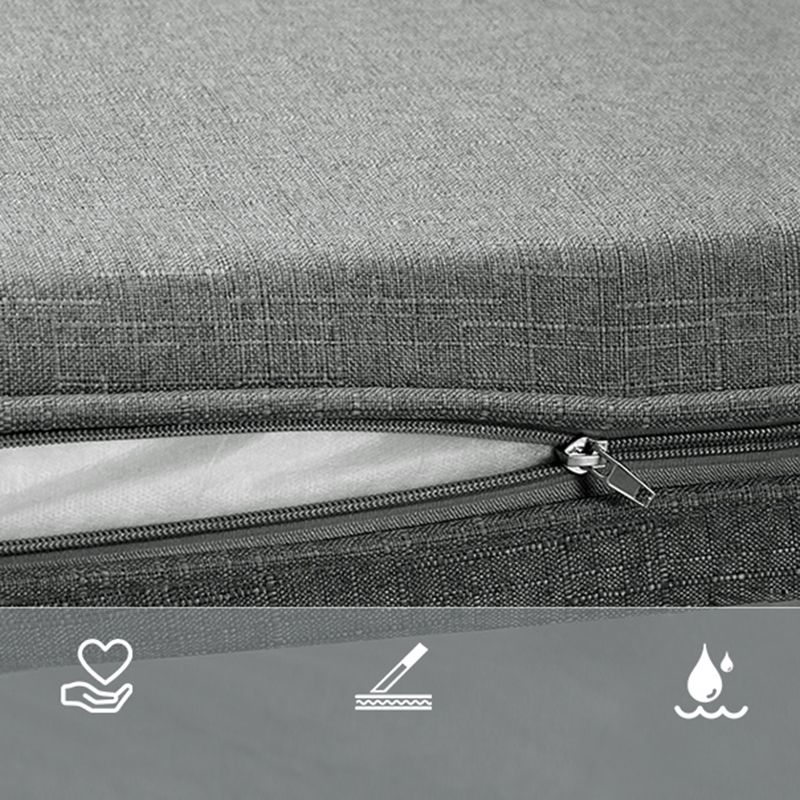 Contemporary Foldable Futon Sleeper Metal Futon and Mattress