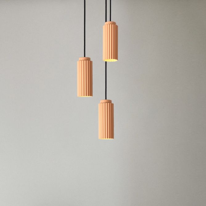 Cilindrische slinger licht macaron metaal 1 bol woonkamer hangende lamp armatuur