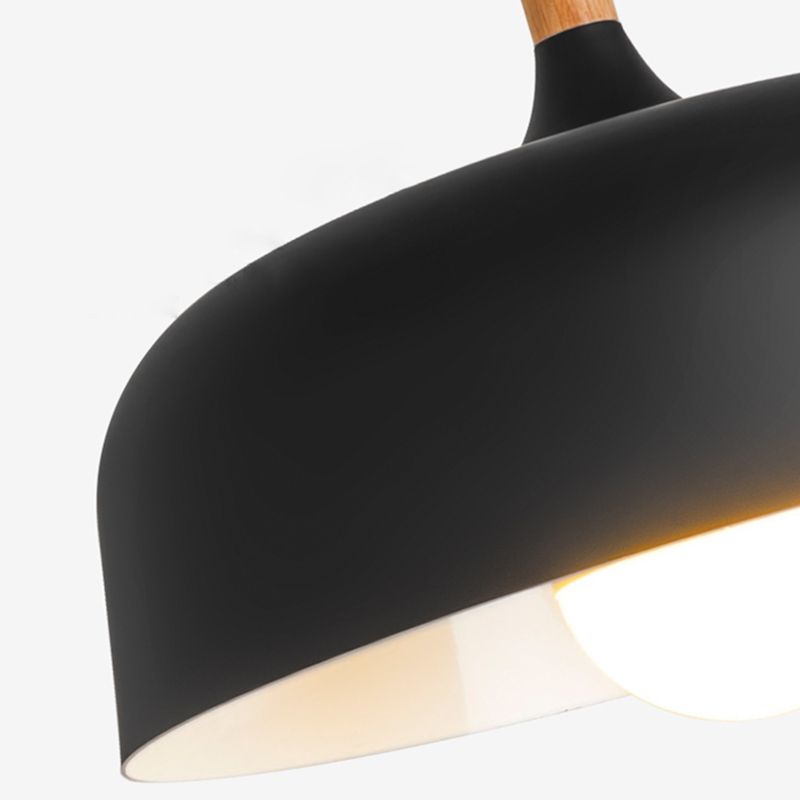 Cercle 1-Light Plafond Pendant Light Light Aluminium Lampe suspendue pour salle à manger