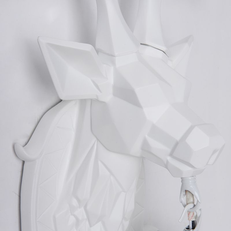 Funzione per illuminazione da parete di cristalli di corna da parete lampada montata in stile a parete