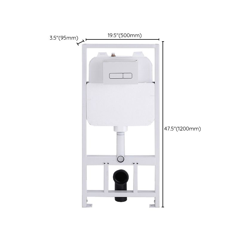 Wall Mount Flush Toilet Single Flush Modern One-Piece Toilet Urine Toilet