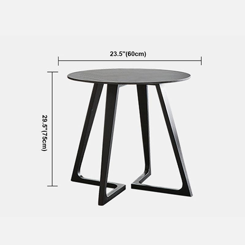 Meubles de style industriel de table à manger en pierre de double piédestal pour d'intérieur