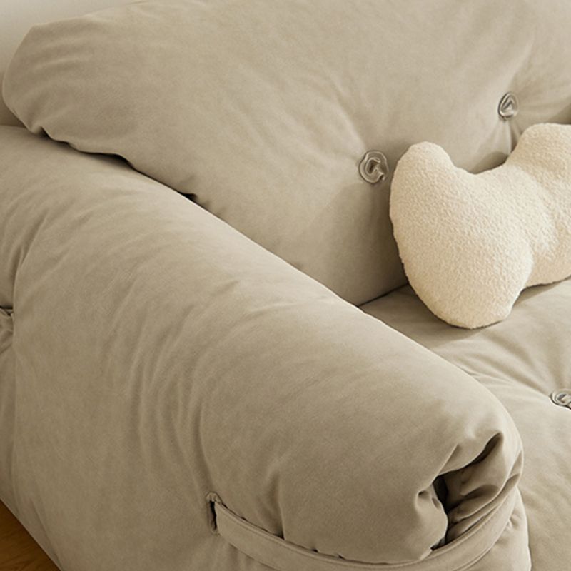 2-seater Scratch Resistant Solid Color Living Room Leather Sofa