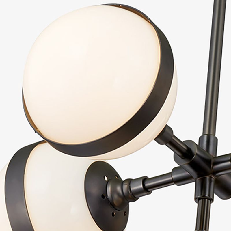 Stile moderno a forma sferica luci isola