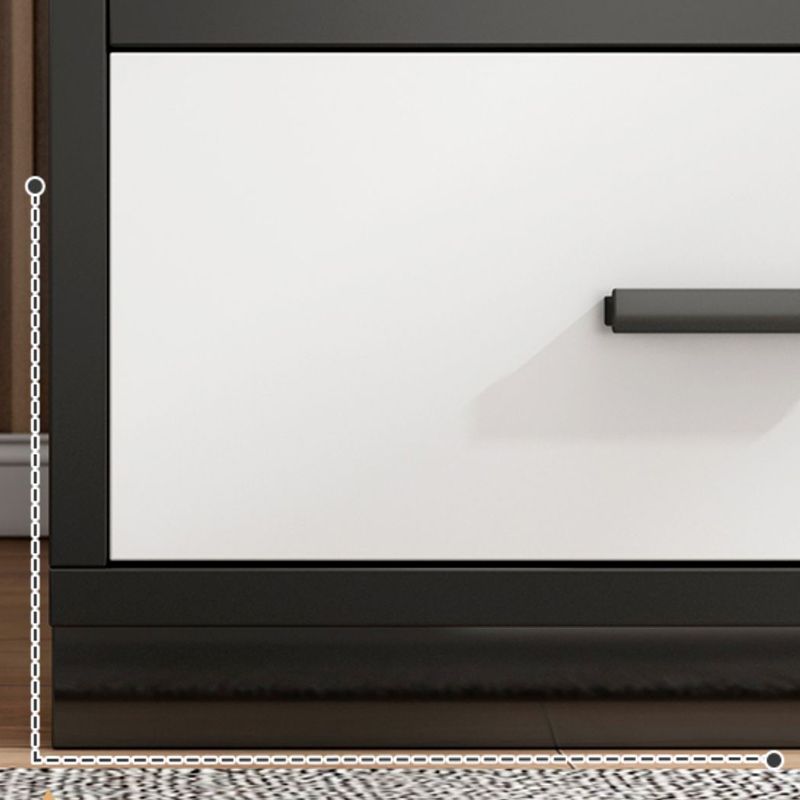 Contemporary White Office Desk Rectangular Writing Desk for Bedroom