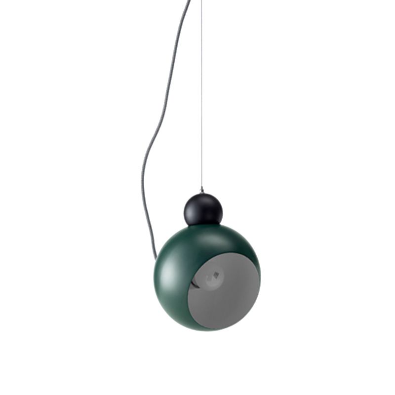 Lámpara colgante colgada con estilas con estilo nórdico 1 Luz de la sala de estar de la sala de estar en verde/blanco