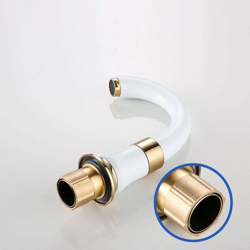 Modern Vessel Faucet Metal Lever Handles Low Arc Vessel Faucet for Home
