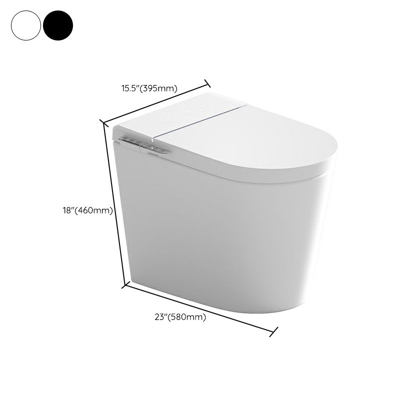 Modern Toilet Bowl One Piece Porcelain Floor Mounted Siphon Jet Toilet