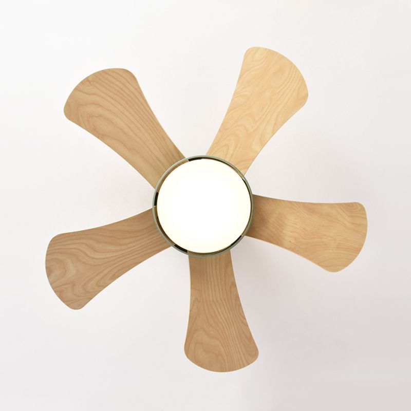 Ceiling Fan Light Metal Nordic Style LED Ceiling Flush Mount for Bedroom