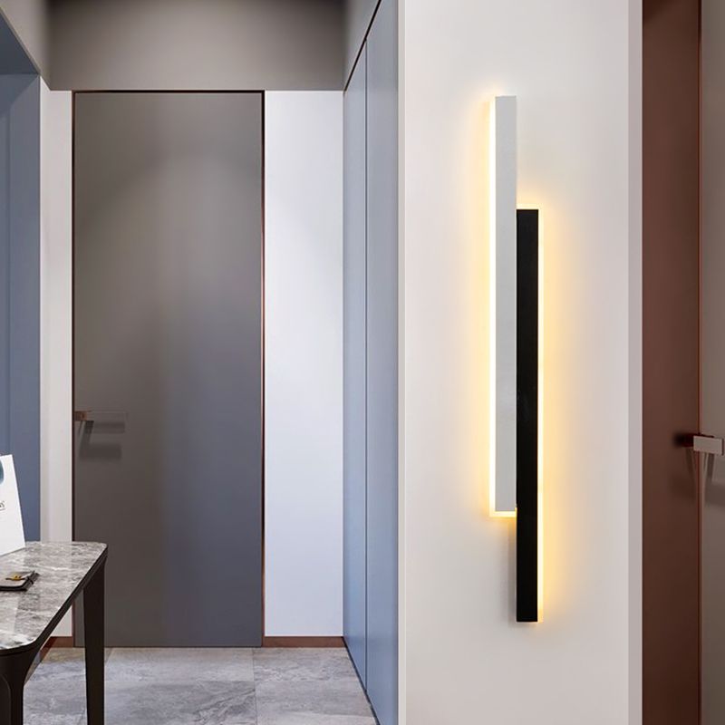 Contemporary Style Wall Lamp Sconce Linear Wall Sconce Metal for Bedroom