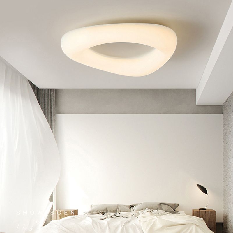 Modernism Flush Mount Triangle LED Ceiling Light Fixture for Bedroom